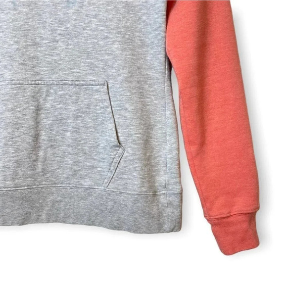 The North Face  Grey & Salmon Pink Half Dome Pullover Hoodie - Picture 5 of 7